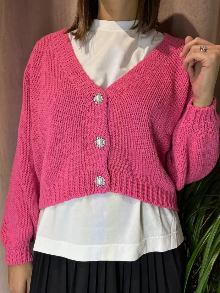 CARDIGAN BOTTONI GIOIELLO Vendita calda online