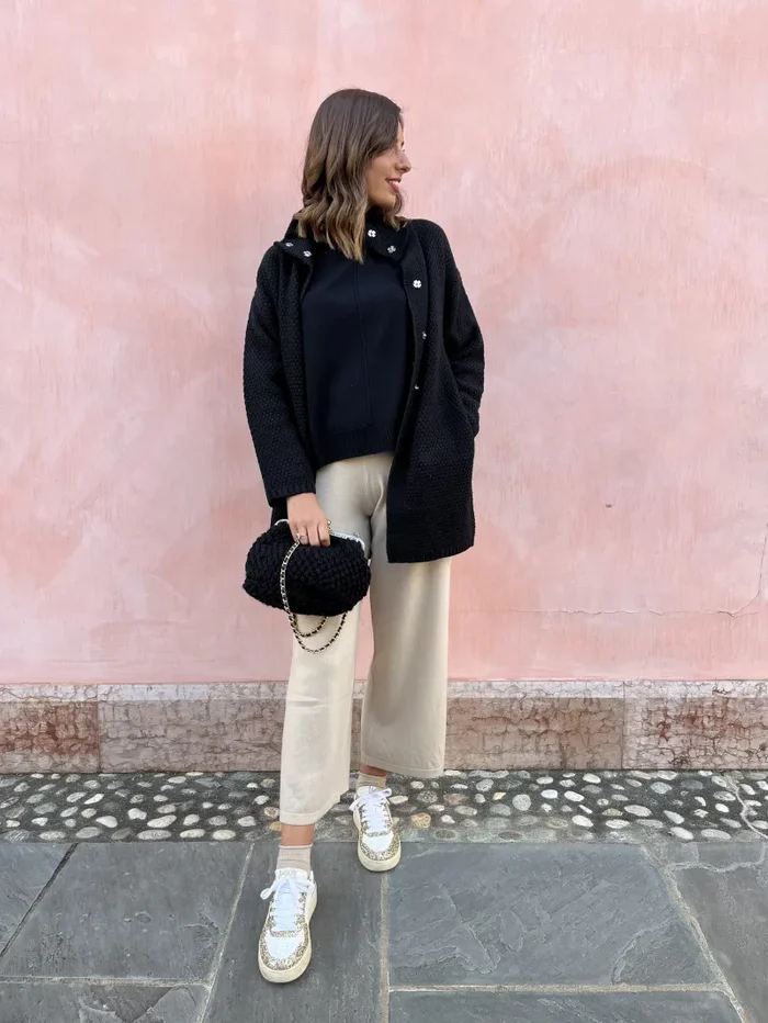 CARDIGAN PUNTO RISO - immagine 3