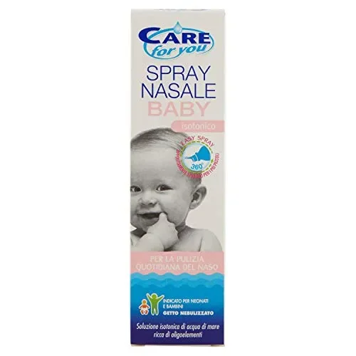 Care For You, Spray Nasale Baby da 100 ml, per la Pulizia Quotidiana del… Fornitura