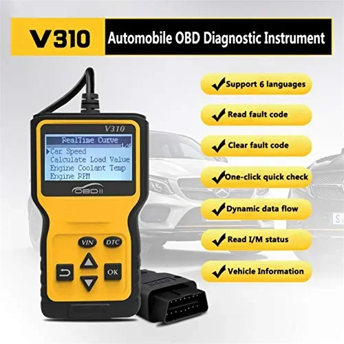 careslong OBD2 Auto Diagnostica, OBD Code Scanner V1.1 Il Lettore di Codici… - immagine 2