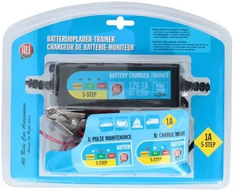 Caricabatterie e Mantenitore di Ricarica 6-12V per Auto Moto Furgone Barca