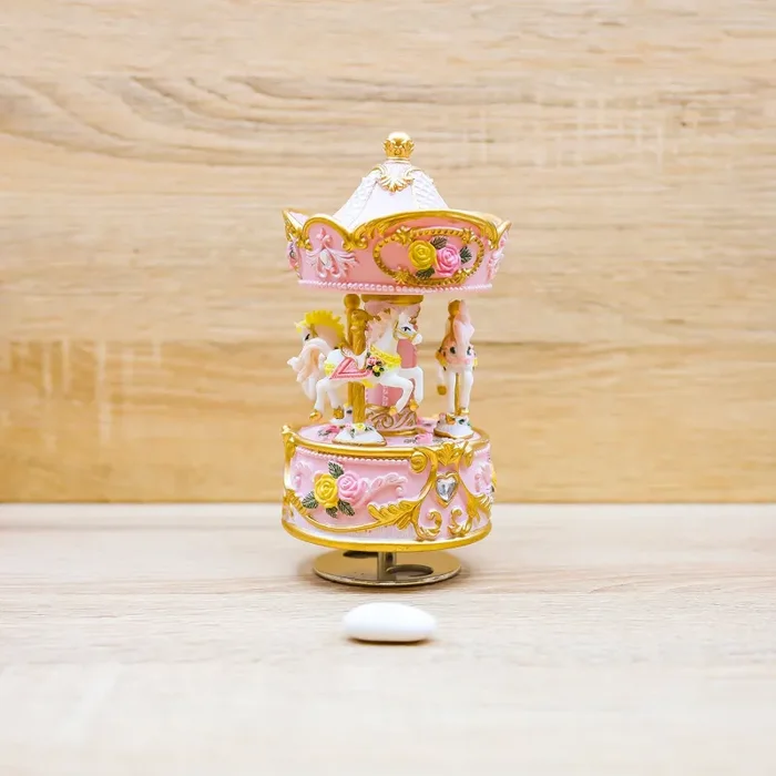Carillon Giostra Rosa Encantada