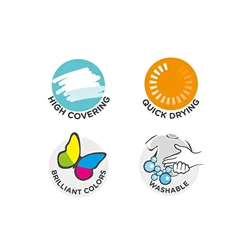 Carioca Tempere Stick Temperello | Tempere Solide Colorate in Scatola per Bambini, Tempere Super Lavabili, Colori Assortiti, 12 Pezzi Vendita calda - immagine 2