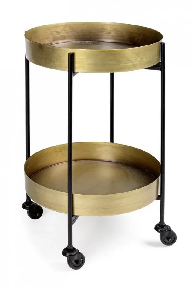 Carrello 2 Ripiani Desur in Metallo Saldi