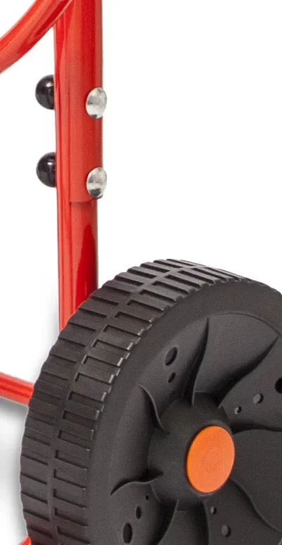 Carrello Avvolgitubo Manuale 80 mt in Acciaio Agrati Rosso - immagine 3
