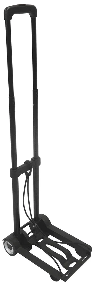 Carrello Pieghevole Portapacchi 35 Kg in Metallo Tosini Carrellino Nero - immagine 2