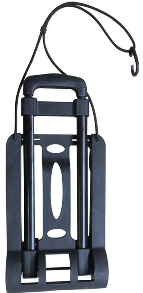 Carrello Pieghevole Portapacchi 35 Kg in Metallo Tosini Carrellino Nero - immagine 3