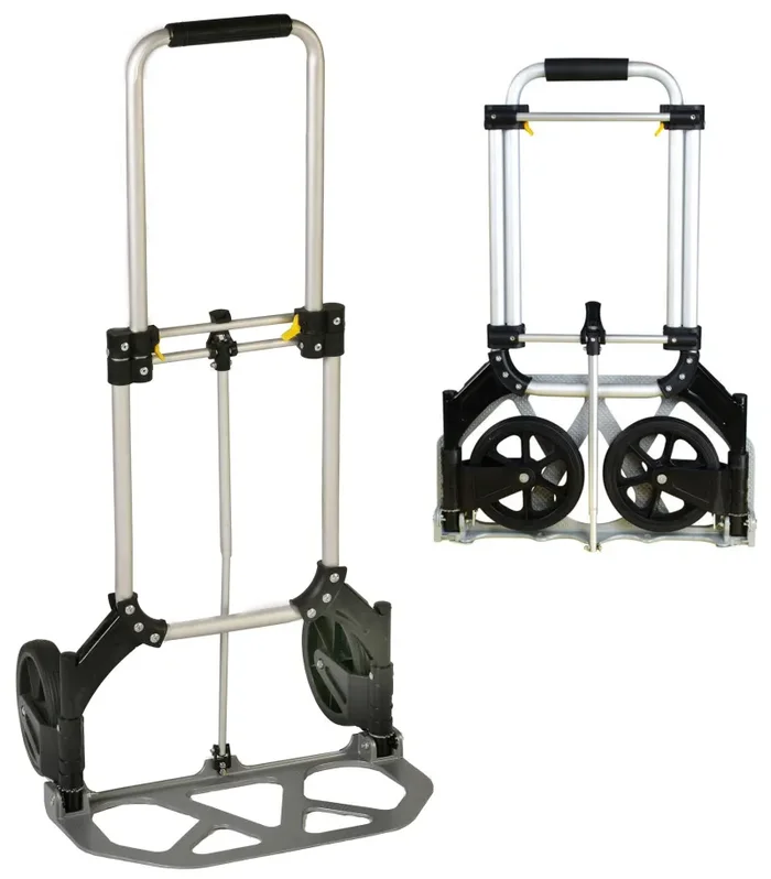 Carrello Pieghevole Portapacchi 80 Kg in Alluminio Tosini Carrellino Silver Vendita online