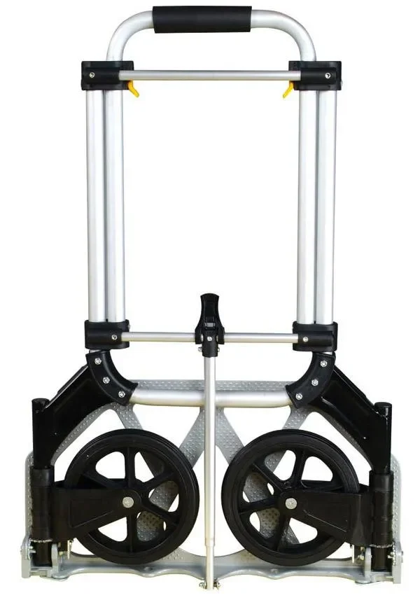 Carrello Pieghevole Portapacchi 80 Kg in Alluminio Tosini Carrellino Silver Vendita online - immagine 3