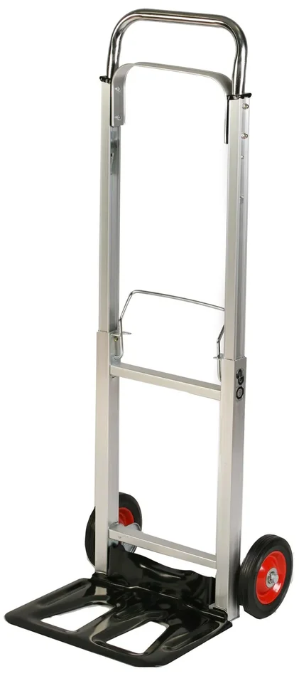 Carrello Pieghevole Portapacchi 90 Kg in Alluminio Tosini Carrellino Silver In saldo - immagine 2