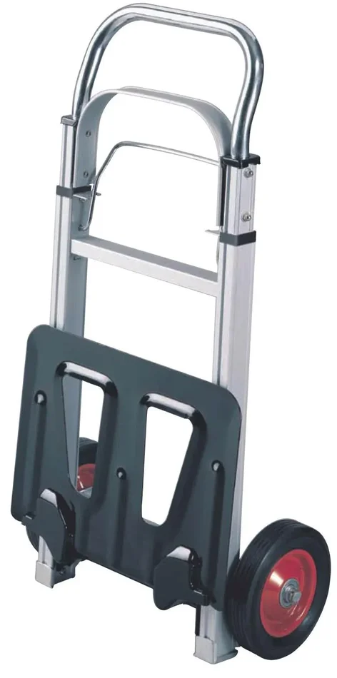 Carrello Pieghevole Portapacchi 90 Kg in Alluminio Tosini Carrellino Silver In saldo - immagine 3