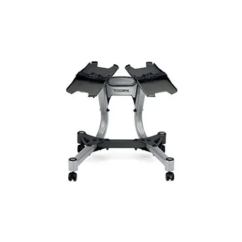 Carrello Porta Pesi per 2 Manubri a Carico Regolabile Toorx