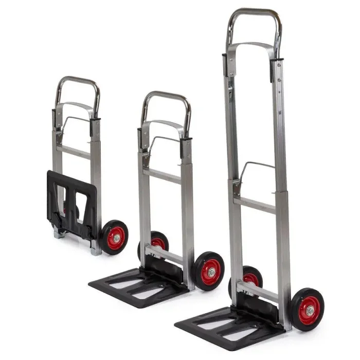 Carrello Portapacchi Pieghevole 75 Kg in Alluminio Fornitura