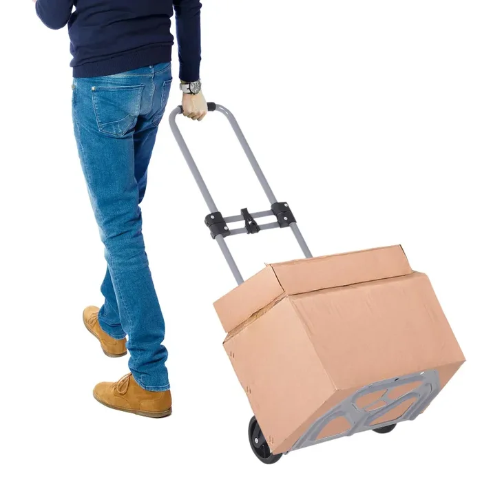 Carrello Portapacchi Pieghevole in Ferro 60Kg 41x40x97 cm Move - immagine 2