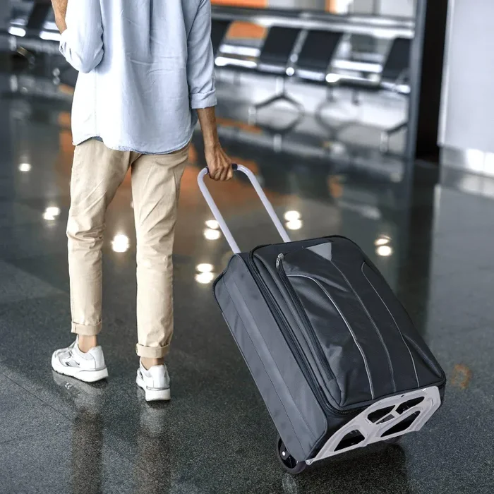 Carrello Portapacchi Pieghevole in Ferro 60Kg 41x40x97 cm Move - immagine 3