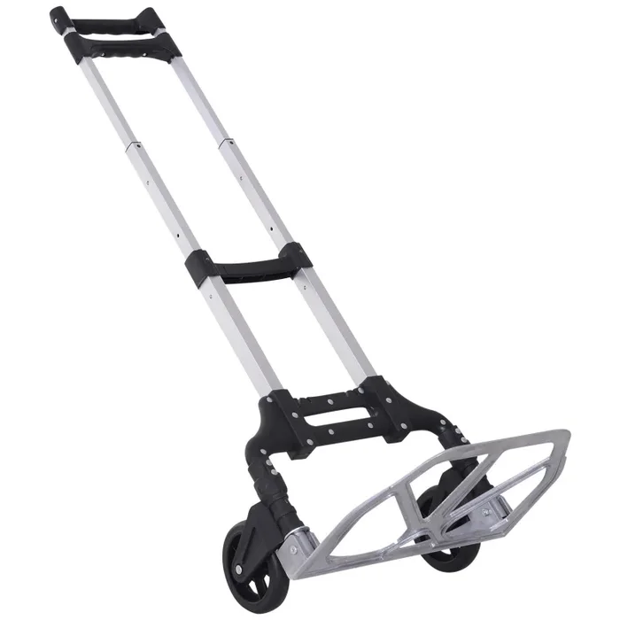 Carrello Portapacchi Pieghevole Max 70kg in Alluminio