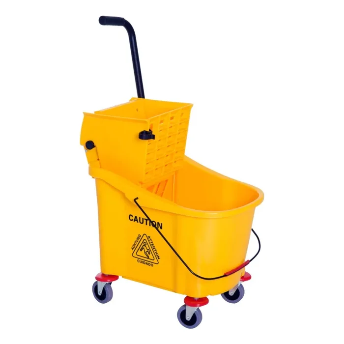 Carrello Pulizie con Strizzatore Rimovibile e Ruote Capacità 36L 61x38x94 cm
