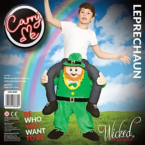 Carry Me- Costume Cavalcioni Kids St. Patrick per Bambini, 8-10 anni,… Online - immagine 2