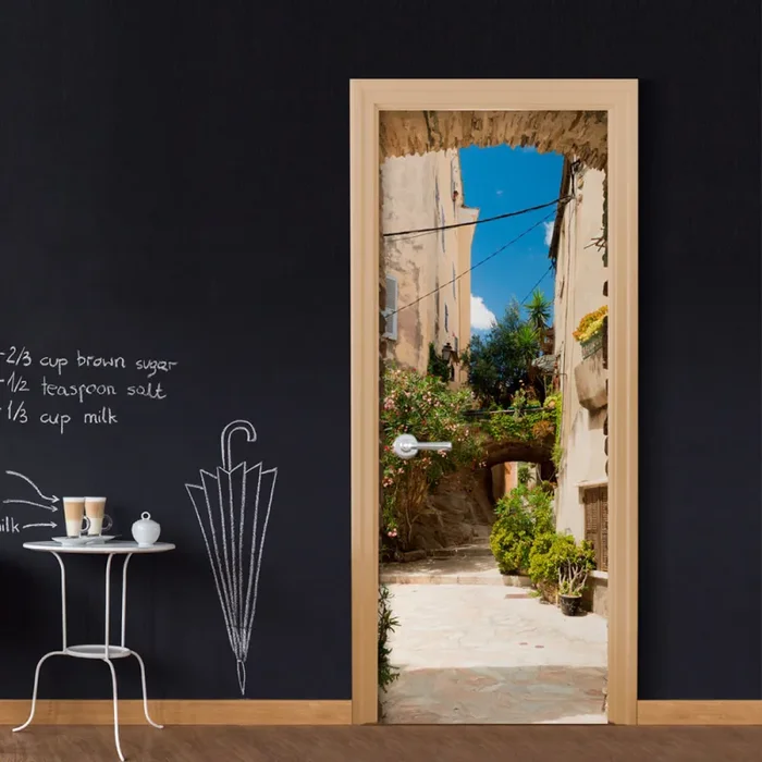 Carta Da Parati Fotomurale Per Porta – Afternoon Stroll 90x210cm Erroi