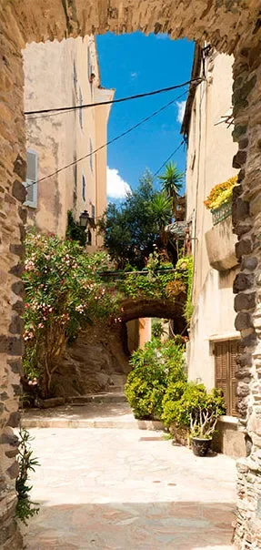 Carta Da Parati Fotomurale Per Porta – Afternoon Stroll 90x210cm Erroi - immagine 2