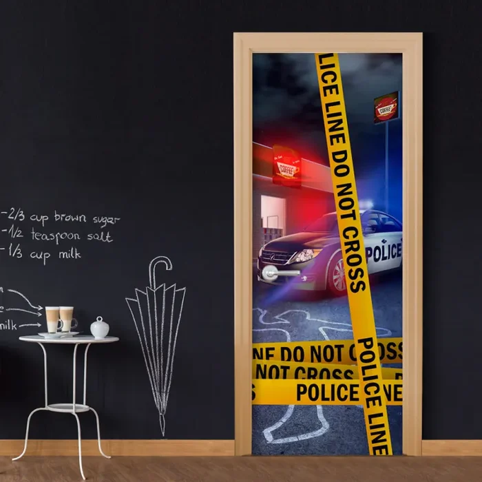 Carta Da Parati Fotomurale Per Porta – Do Not Cross 100x210cm Erroi