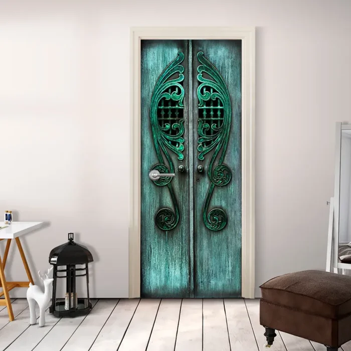 Carta Da Parati Fotomurale Per Porta – Emerald Gates 70x210cm Erroi Sconti