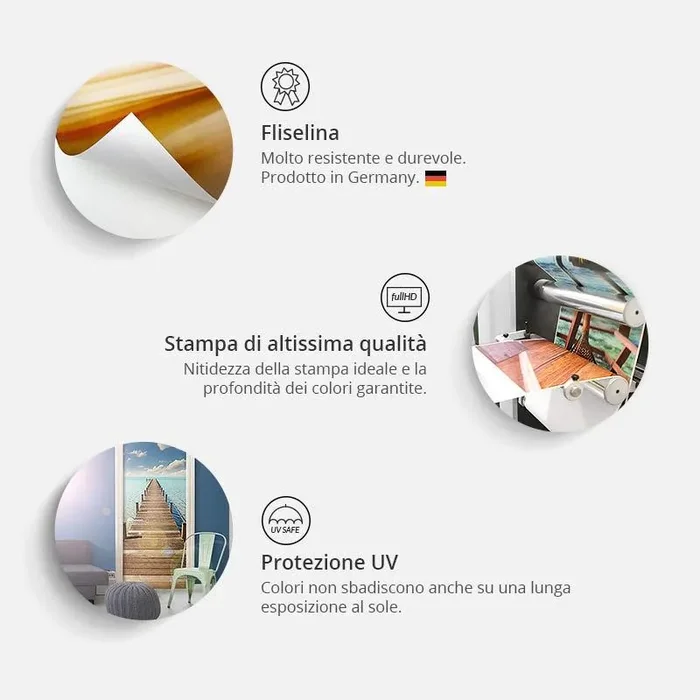 Carta Da Parati Fotomurale Per Porta – Mysterious Alley 70x210cm Erroi Online - immagine 3