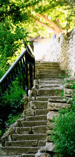 Carta Da Parati Fotomurale Per Porta – Stony Stairs 70x210cm Erroi - immagine 2