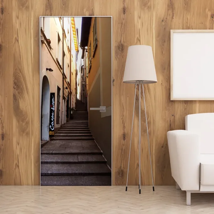 Carta Da Parati Fotomurale Per Porta – Summer Alley 70x210cm Erroi