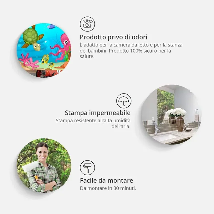 Carta Da Parati Fotomurale Per Porta – Walk Under The Pergola 80x210cm Erroi - immagine 3