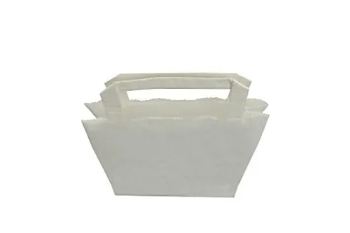 Carte Dozio – Shopper in Kraft color Bianco, maniglia 22+10×29, Bianco - immagine 2