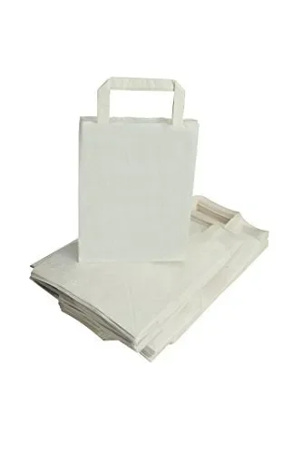 Carte Dozio – Shopper in Kraft color Bianco, maniglia 22+10×29, Bianco - immagine 3