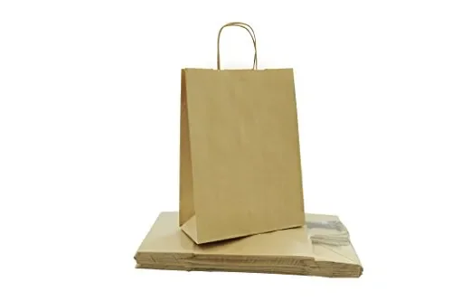 Carte Dozio – Shopper in Sealing color Avana, maniglia ritorta, f.to 18+8×24 - immagine 2