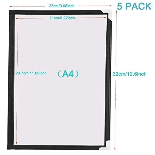 Cartellina porta menù, formato A4, 2 pagine, per ristorante, bar,… - immagine 2