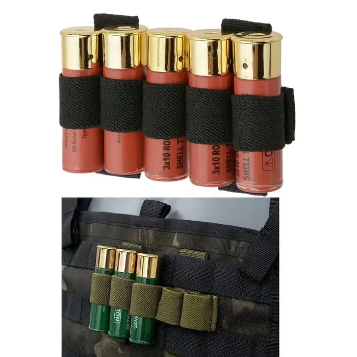 Cartuccera Elastica con attacco molle – bk