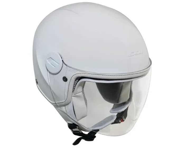 Casco Demi-Jet per Bambini Visiera Lunga CGM Magic Mono 205A Bianco Varie Misure - immagine 2
