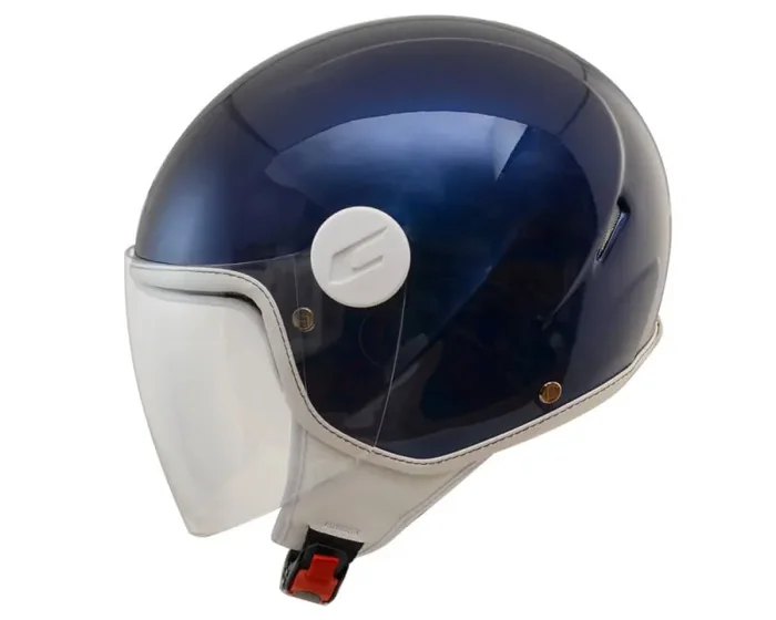 Casco Demi-Jet per Bambini Visiera Lunga CGM Magic Mono 205A Blu Metallizzato Varie Misure Online - immagine 2