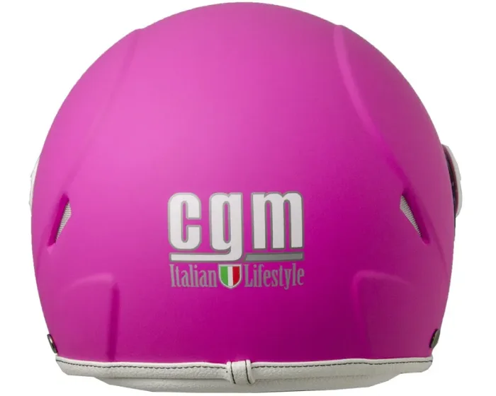 Casco Demi-Jet per Bambini Visiera Lunga CGM Varadero 206A Fucsia Opaco - immagine 2