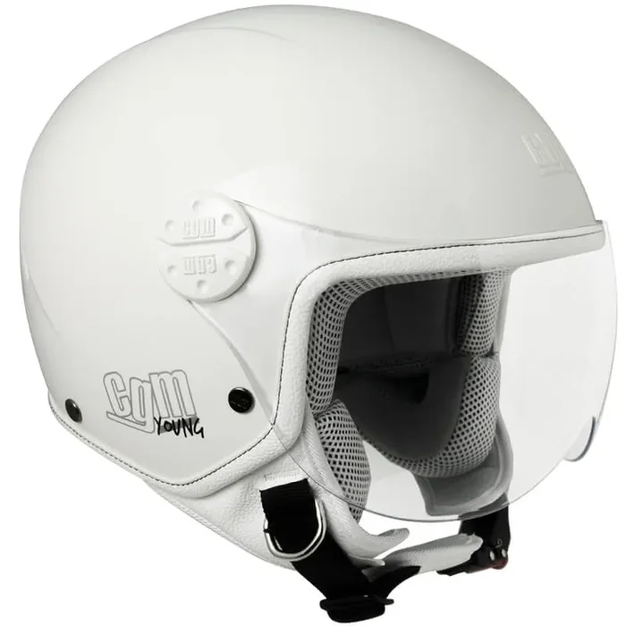 Casco Demi-Jet per Bambini Visiera Sagomata CGM Havana 205A Bianco Online