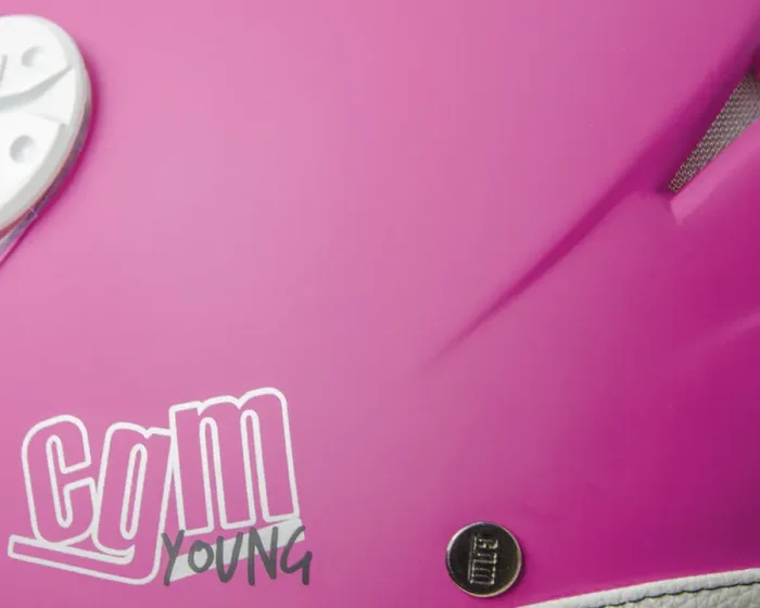 Casco Demi-Jet per Bambini Visiera Sagomata CGM Havana Smile 205S Fucsia Opaco - immagine 2