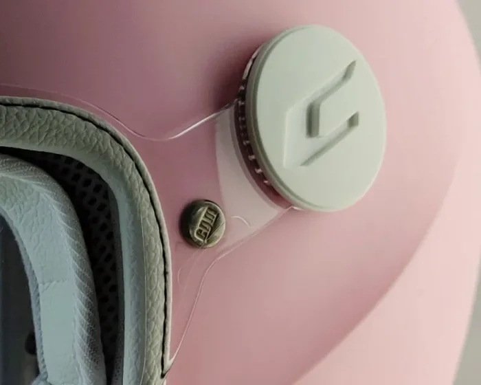 Casco Demi-Jet per Bambini Visiera Sagomata CGM Magic Mono 205A Rosa Opaco Varie Misure - immagine 3