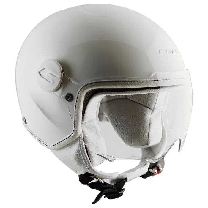 Casco Demi-Jet per Bambini Visiera Sagomata CGM Magic Smile 205S Bianco Varie Misure - immagine 2