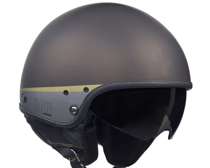 Casco Demi-Jet per Scooter CGM Granada 105G Marone Opaco Varie Misure - immagine 2