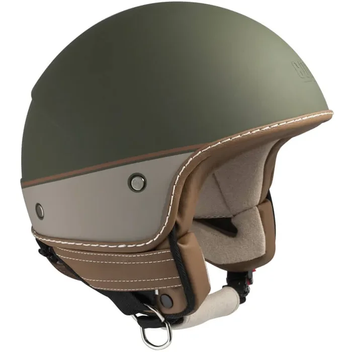 Casco Demi-Jet per Scooter CGM Nairobi 104G Verde Opaco