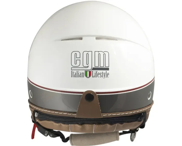 Casco Demi-Jet per Scooter CGM Nairobi 104G Verde Opaco - immagine 2
