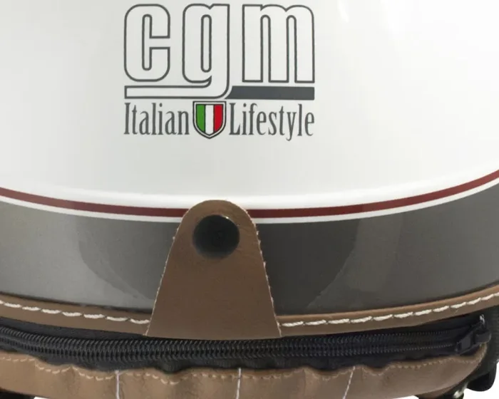 Casco Demi-Jet per Scooter CGM Nairobi 104G Verde Opaco - immagine 3