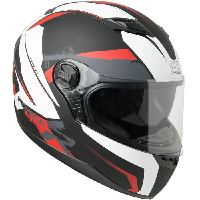 Casco Integrale per Scooter Visiera Lunga CGM Atlanta 308X Rosso Opaco