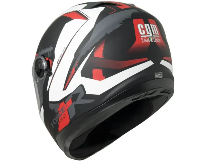Casco Integrale per Scooter Visiera Lunga CGM Atlanta 308X Rosso Opaco - immagine 2