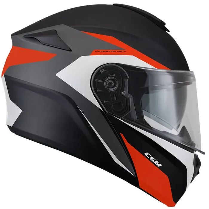 Casco Integrale per Scooter Visiera Lunga CGM Dresda 508G Rosso Opaco Varie Misure