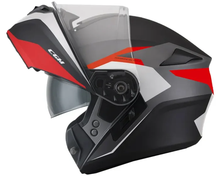 Casco Integrale per Scooter Visiera Lunga CGM Dresda 508G Rosso Opaco Varie Misure - immagine 2